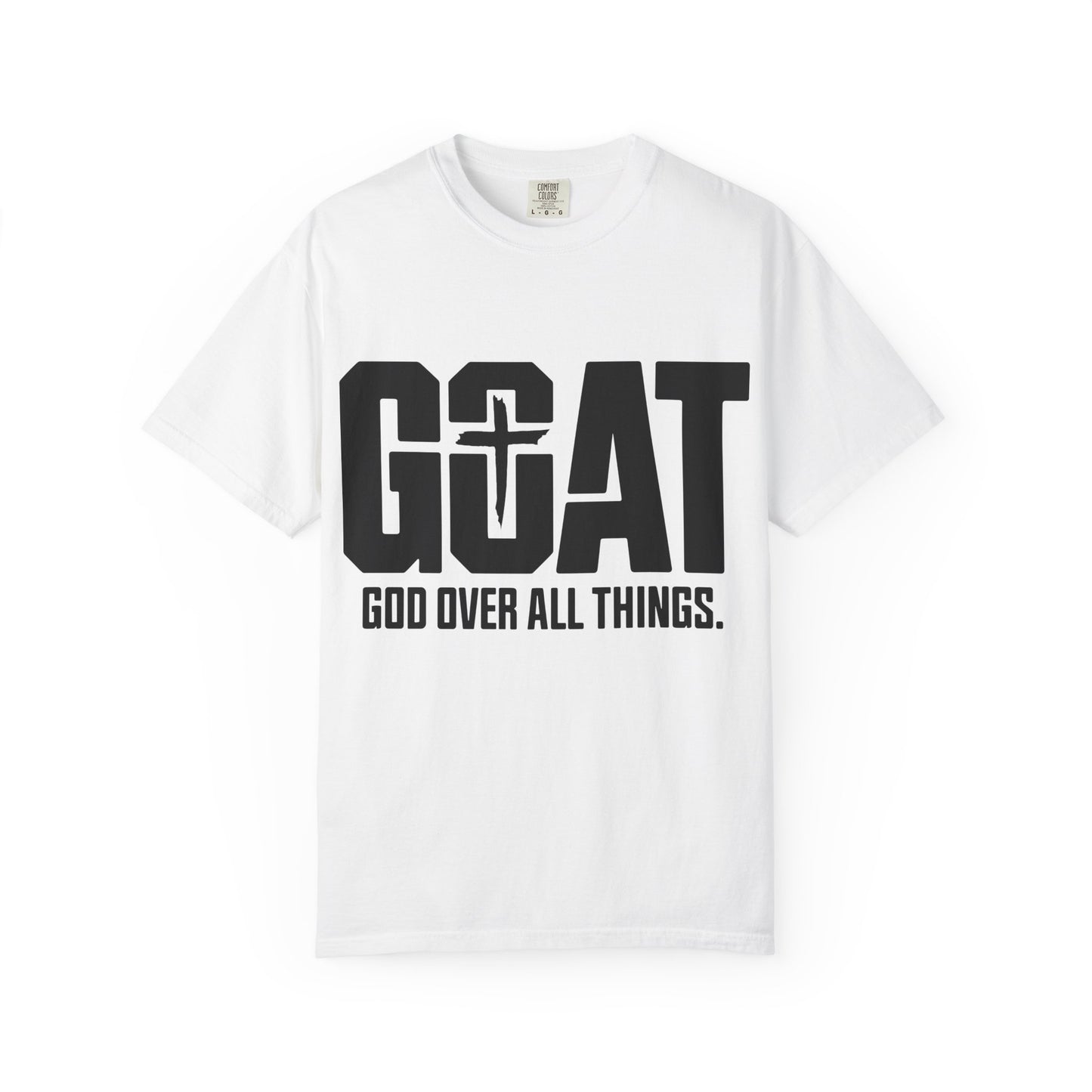 God Over All Things T-Shirt, Unisex Vintage Tee, Casual Christian Apparel, Faith-Based Gifts, Everyday Wear, Inspirational Tops