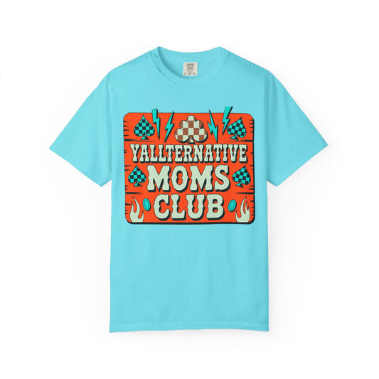 Yallternative Moms Club T-Shirt | Fun Unisex Tee for Moms | Perfect Gift | Casual Wear | Summer Vibes | Trendy Graphic Tee