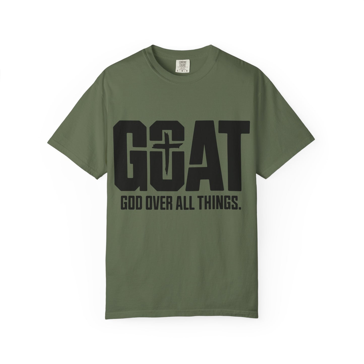 God Over All Things T-Shirt, Unisex Vintage Tee, Casual Christian Apparel, Faith-Based Gifts, Everyday Wear, Inspirational Tops