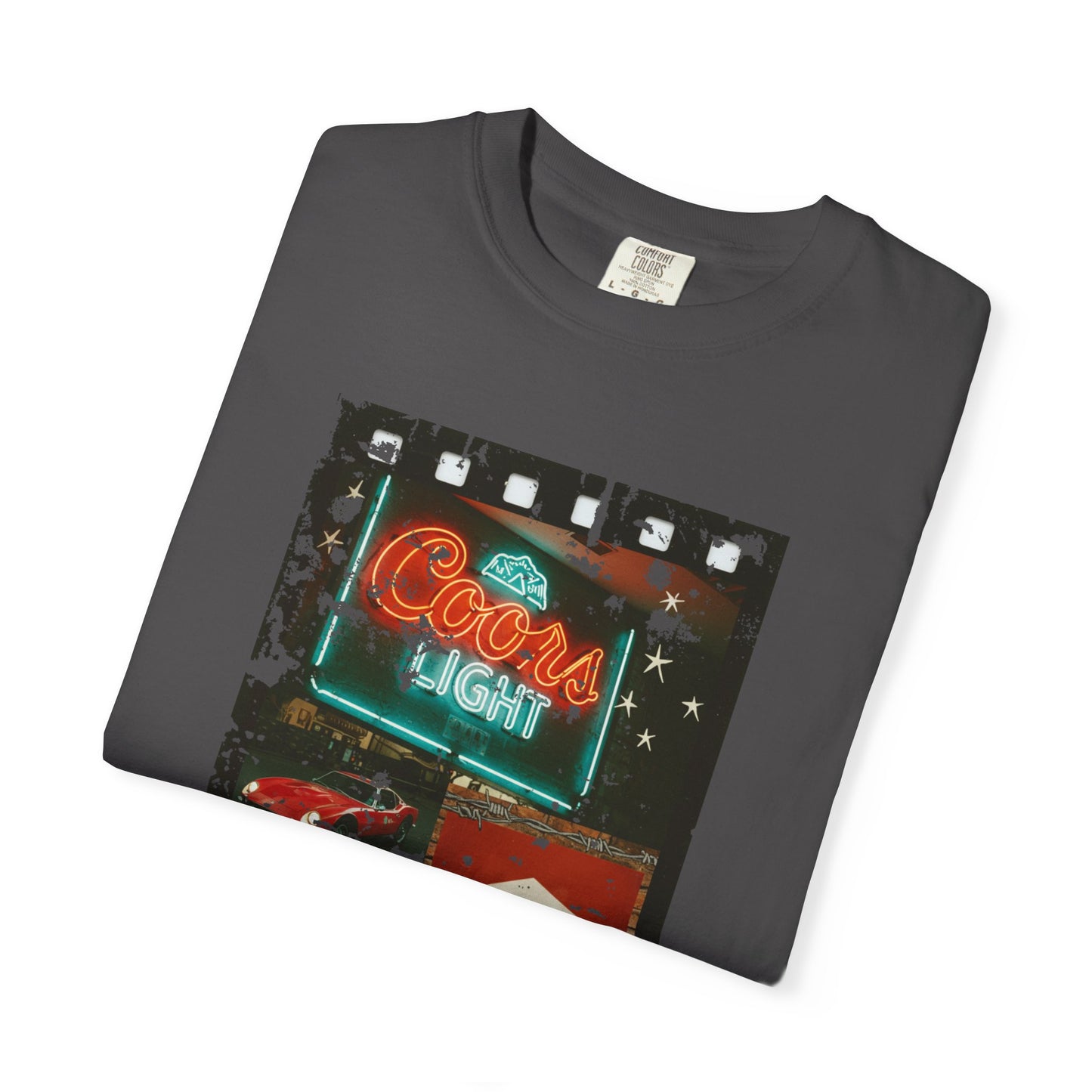 Retro Neon Sign T-Shirt, Vintage Apparel, Unisex Graphic Tee, Casual Wear, Gift for Him/Her, Street Style Outfit