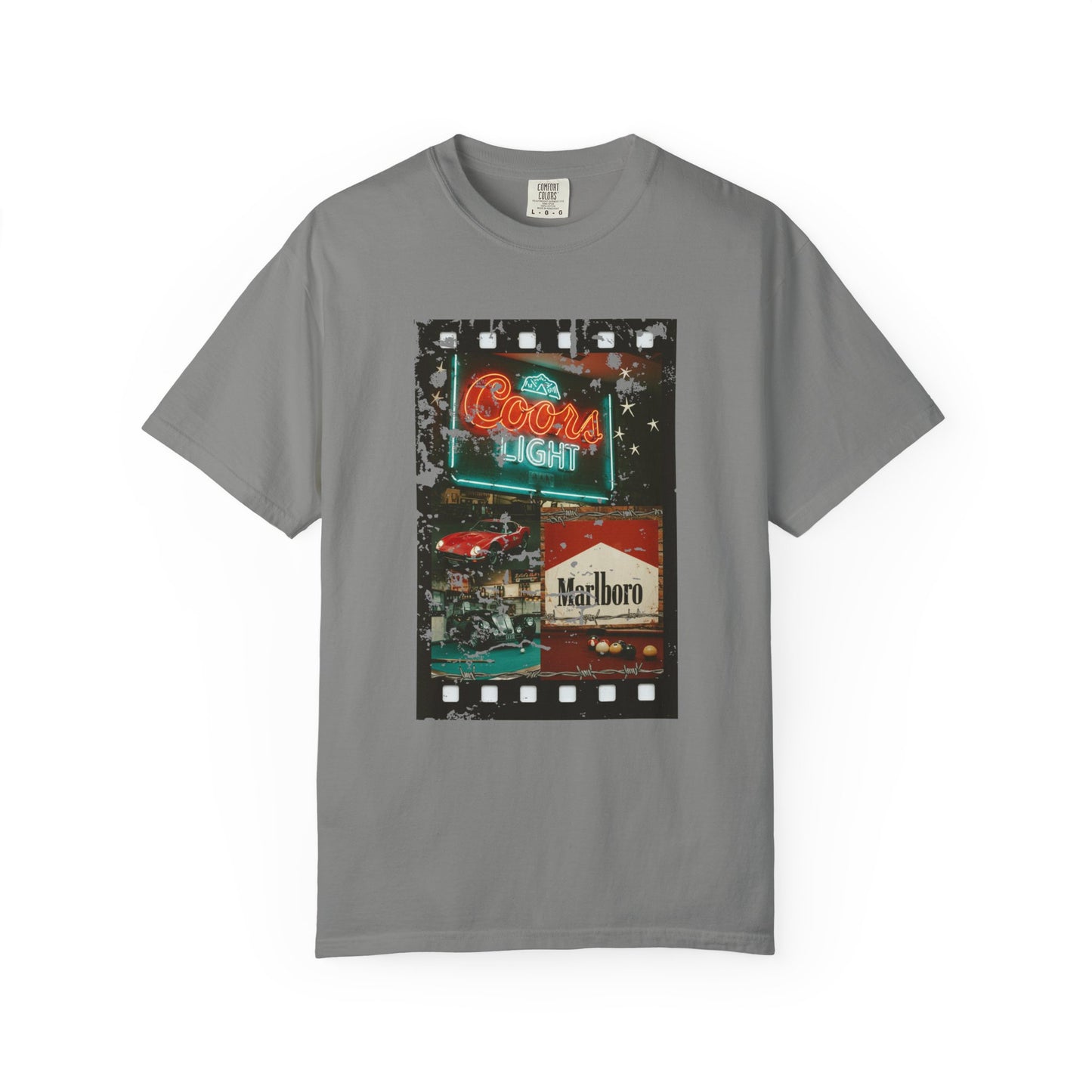 Retro Neon Sign T-Shirt, Vintage Apparel, Unisex Graphic Tee, Casual Wear, Gift for Him/Her, Street Style Outfit