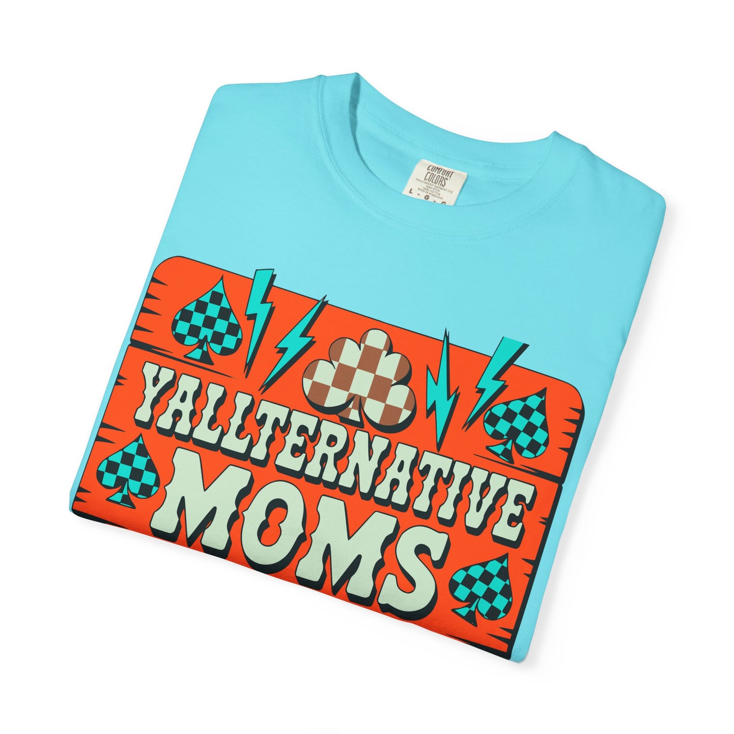Yallternative Moms Club T-Shirt | Fun Unisex Tee for Moms | Perfect Gift | Casual Wear | Summer Vibes | Trendy Graphic Tee