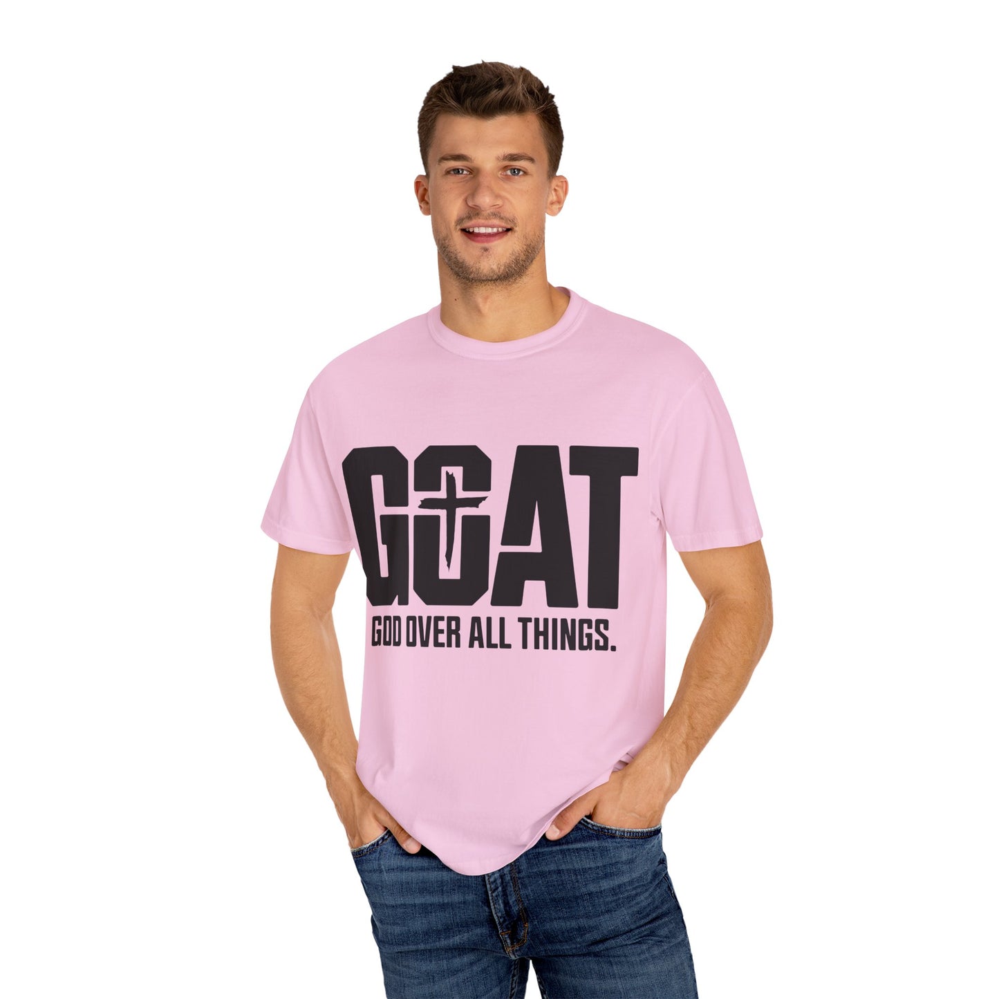 God Over All Things T-Shirt, Unisex Vintage Tee, Casual Christian Apparel, Faith-Based Gifts, Everyday Wear, Inspirational Tops
