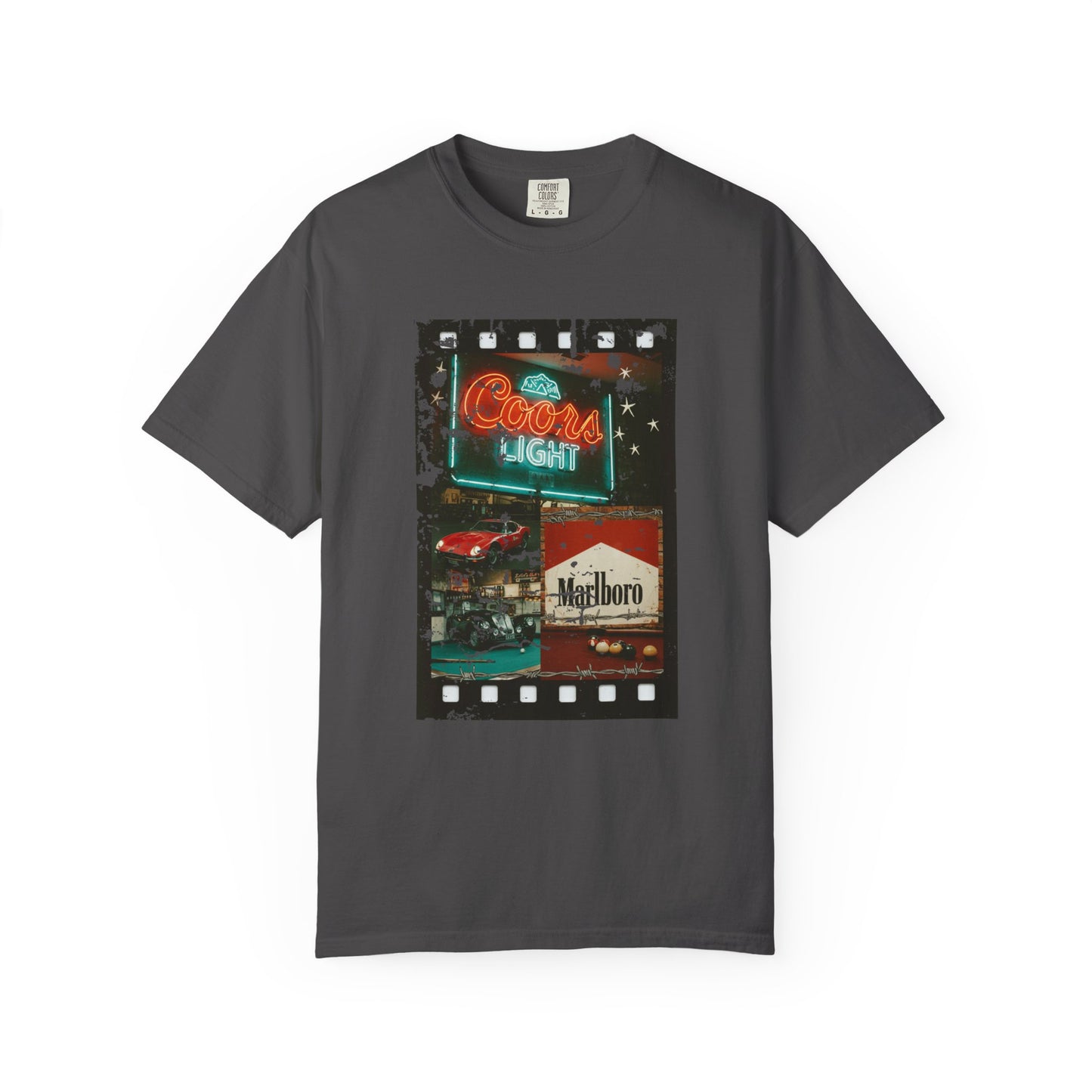 Retro Neon Sign T-Shirt, Vintage Apparel, Unisex Graphic Tee, Casual Wear, Gift for Him/Her, Street Style Outfit