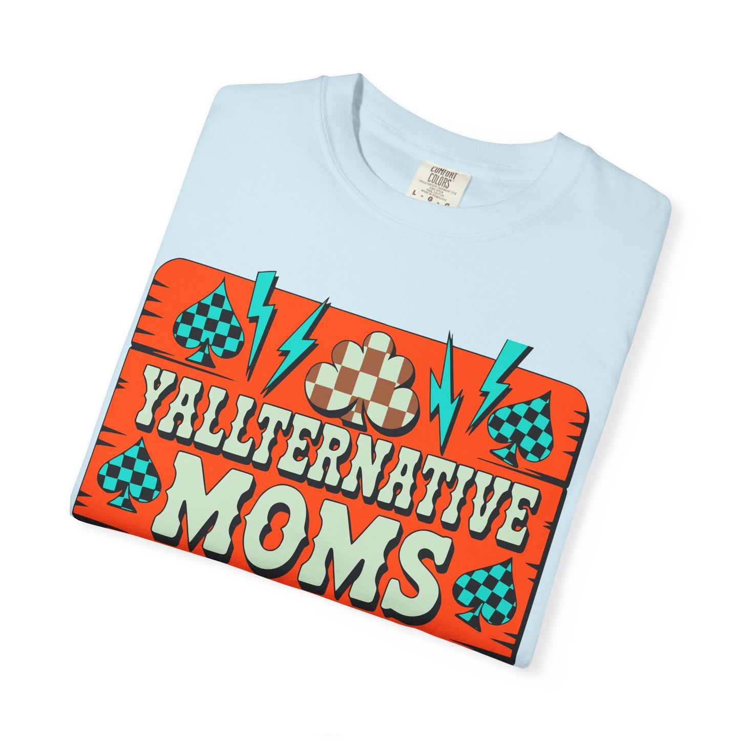 Yallternative Moms Club T-Shirt | Fun Unisex Tee for Moms | Perfect Gift | Casual Wear | Summer Vibes | Trendy Graphic Tee