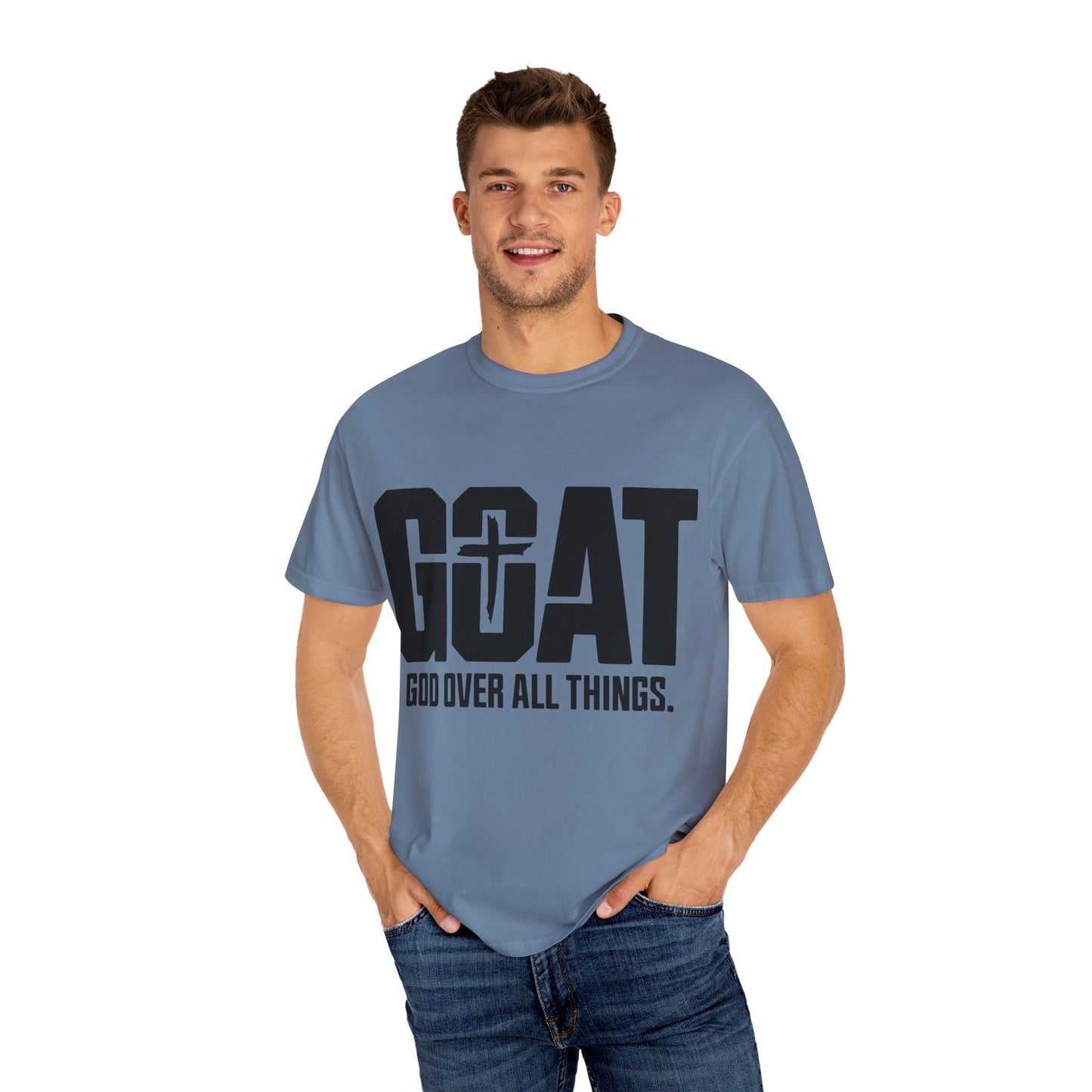God Over All Things T-Shirt, Unisex Vintage Tee, Casual Christian Apparel, Faith-Based Gifts, Everyday Wear, Inspirational Tops