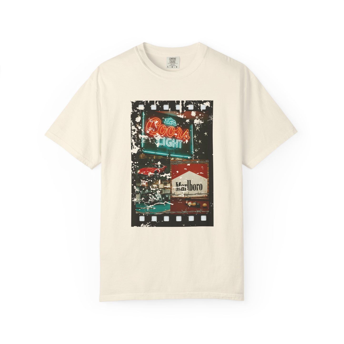Retro Neon Sign T-Shirt, Vintage Apparel, Unisex Graphic Tee, Casual Wear, Gift for Him/Her, Street Style Outfit