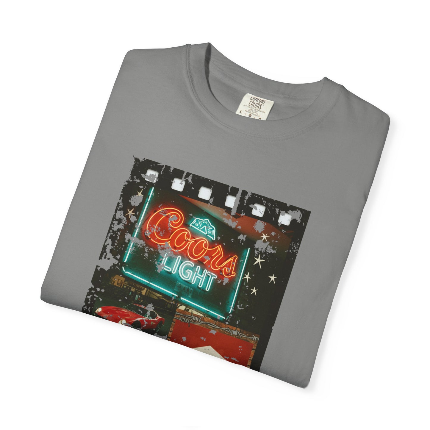 Retro Neon Sign T-Shirt, Vintage Apparel, Unisex Graphic Tee, Casual Wear, Gift for Him/Her, Street Style Outfit