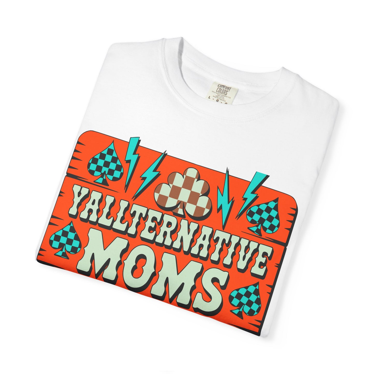 Yallternative Moms Club T-Shirt | Fun Unisex Tee for Moms | Perfect Gift | Casual Wear | Summer Vibes | Trendy Graphic Tee