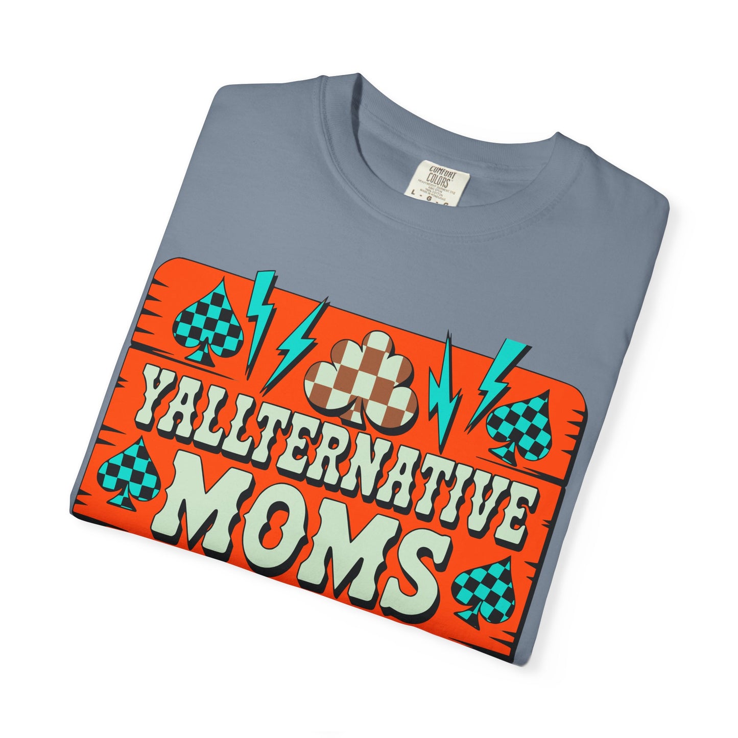 Yallternative Moms Club T-Shirt | Fun Unisex Tee for Moms | Perfect Gift | Casual Wear | Summer Vibes | Trendy Graphic Tee