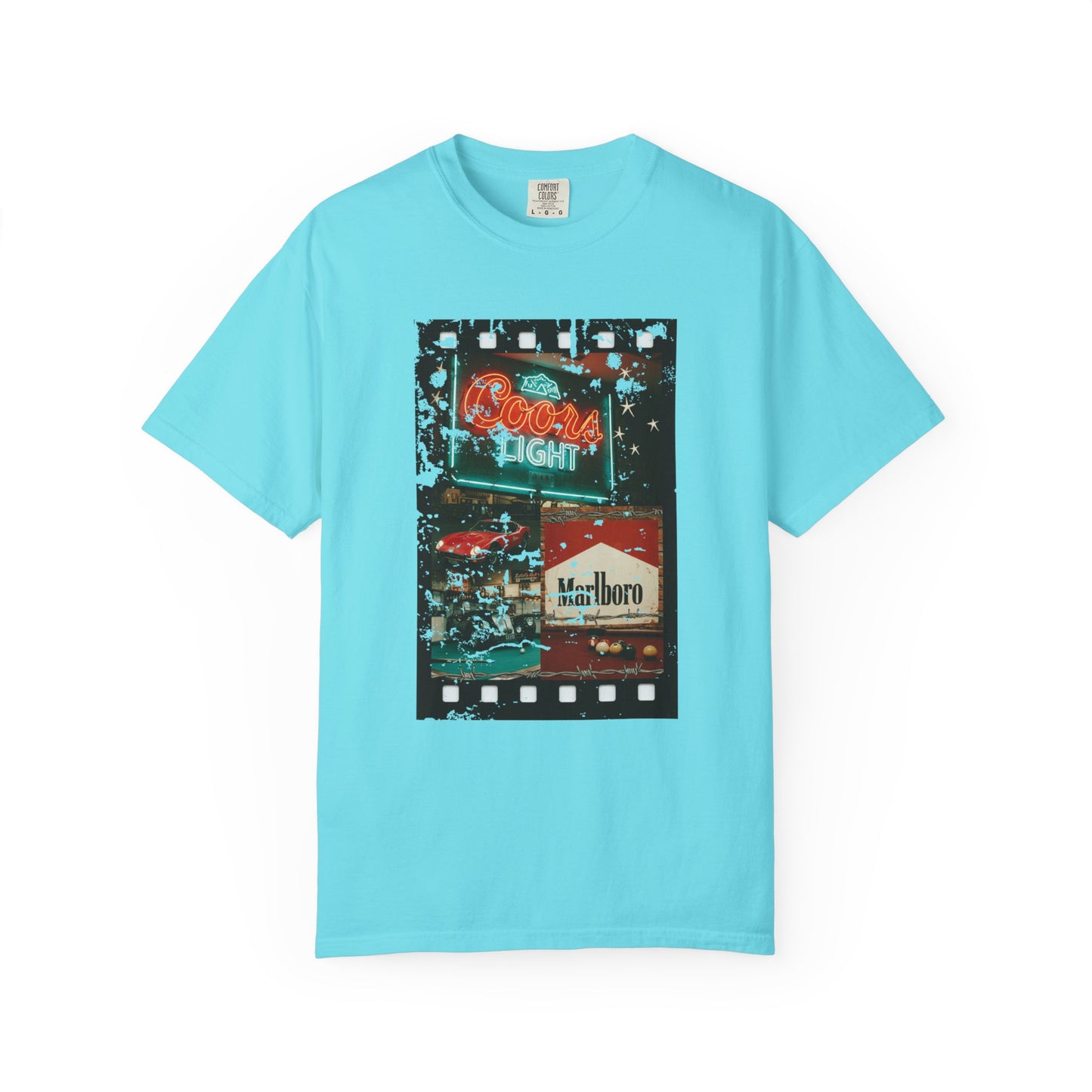 Retro Neon Sign T-Shirt, Vintage Apparel, Unisex Graphic Tee, Casual Wear, Gift for Him/Her, Street Style Outfit