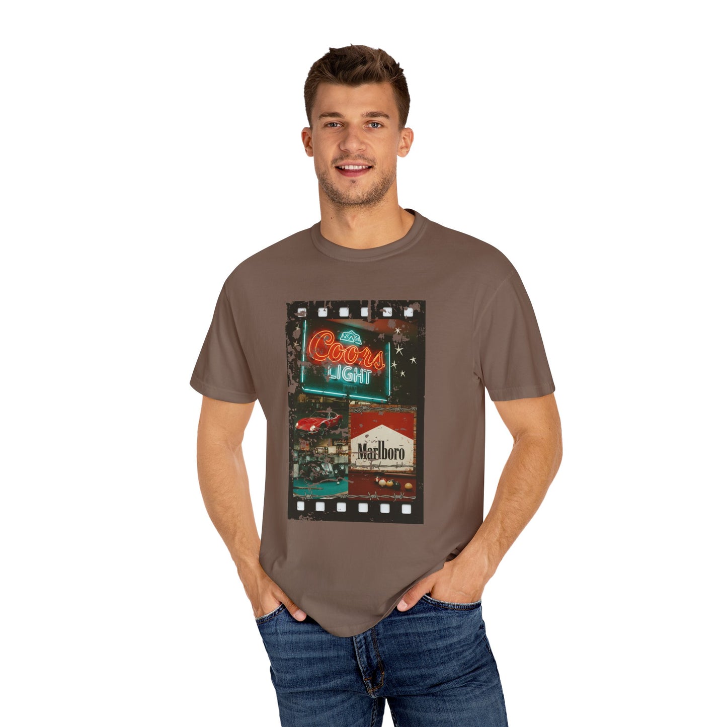 Retro Neon Sign T-Shirt, Vintage Apparel, Unisex Graphic Tee, Casual Wear, Gift for Him/Her, Street Style Outfit