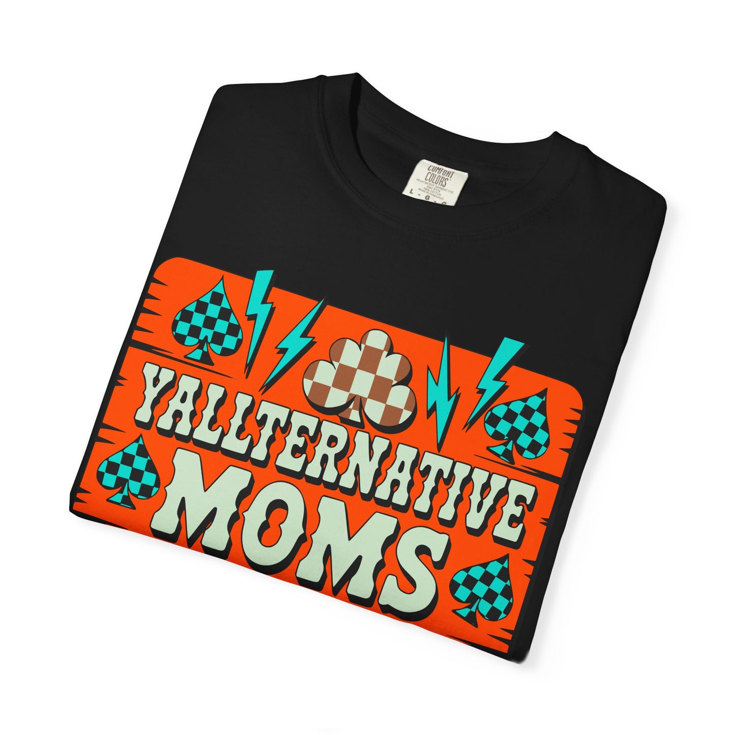 Yallternative Moms Club T-Shirt | Fun Unisex Tee for Moms | Perfect Gift | Casual Wear | Summer Vibes | Trendy Graphic Tee