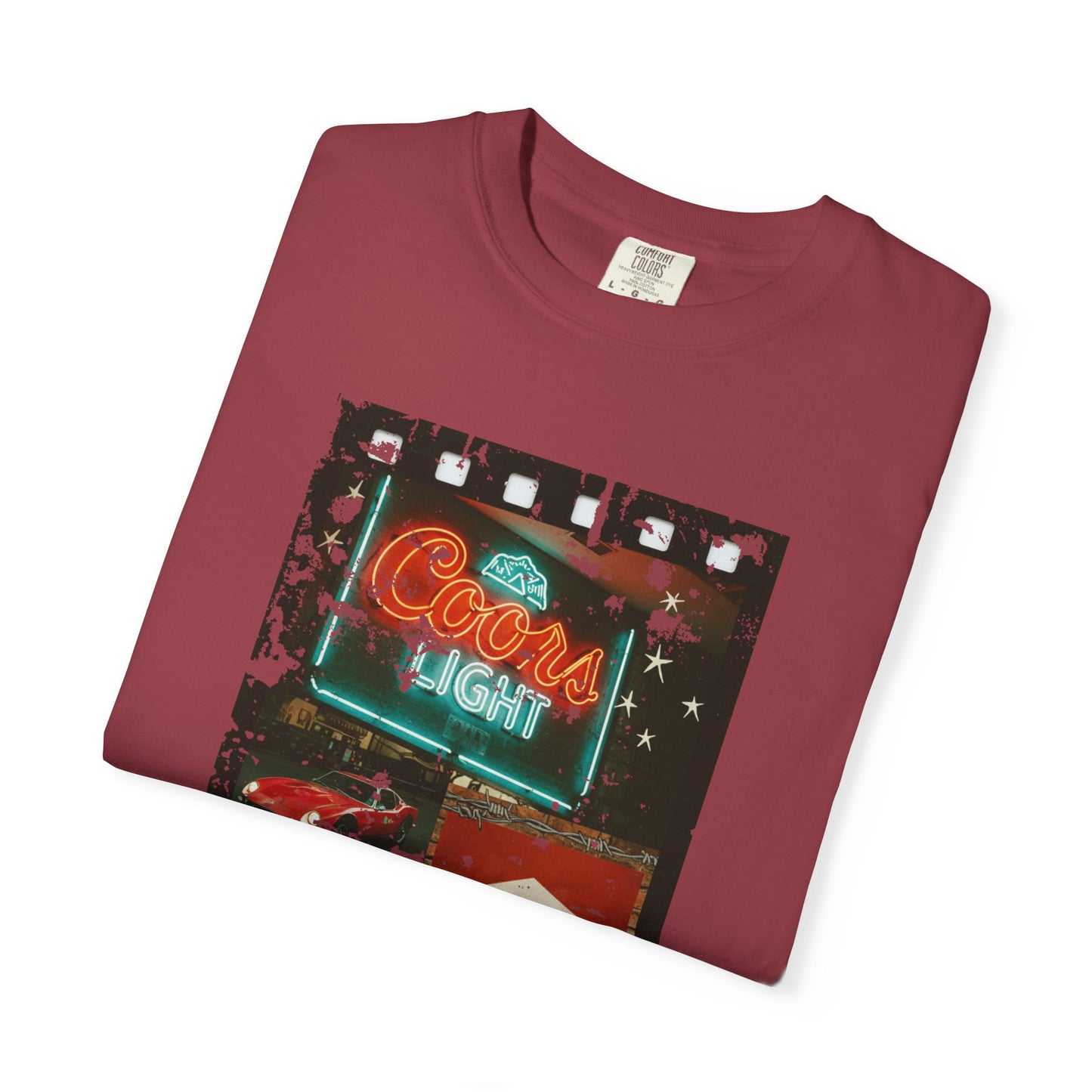 Retro Neon Sign T-Shirt, Vintage Apparel, Unisex Graphic Tee, Casual Wear, Gift for Him/Her, Street Style Outfit