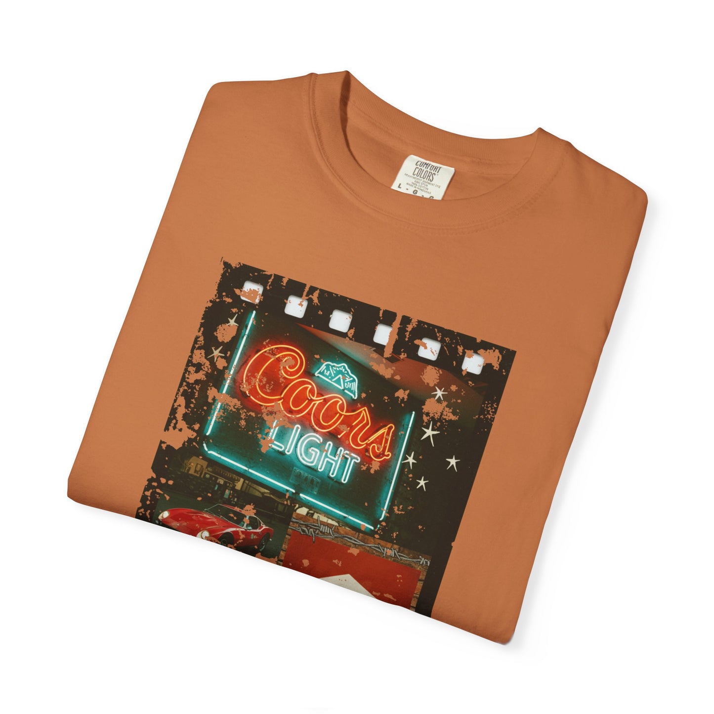 Retro Neon Sign T-Shirt, Vintage Apparel, Unisex Graphic Tee, Casual Wear, Gift for Him/Her, Street Style Outfit