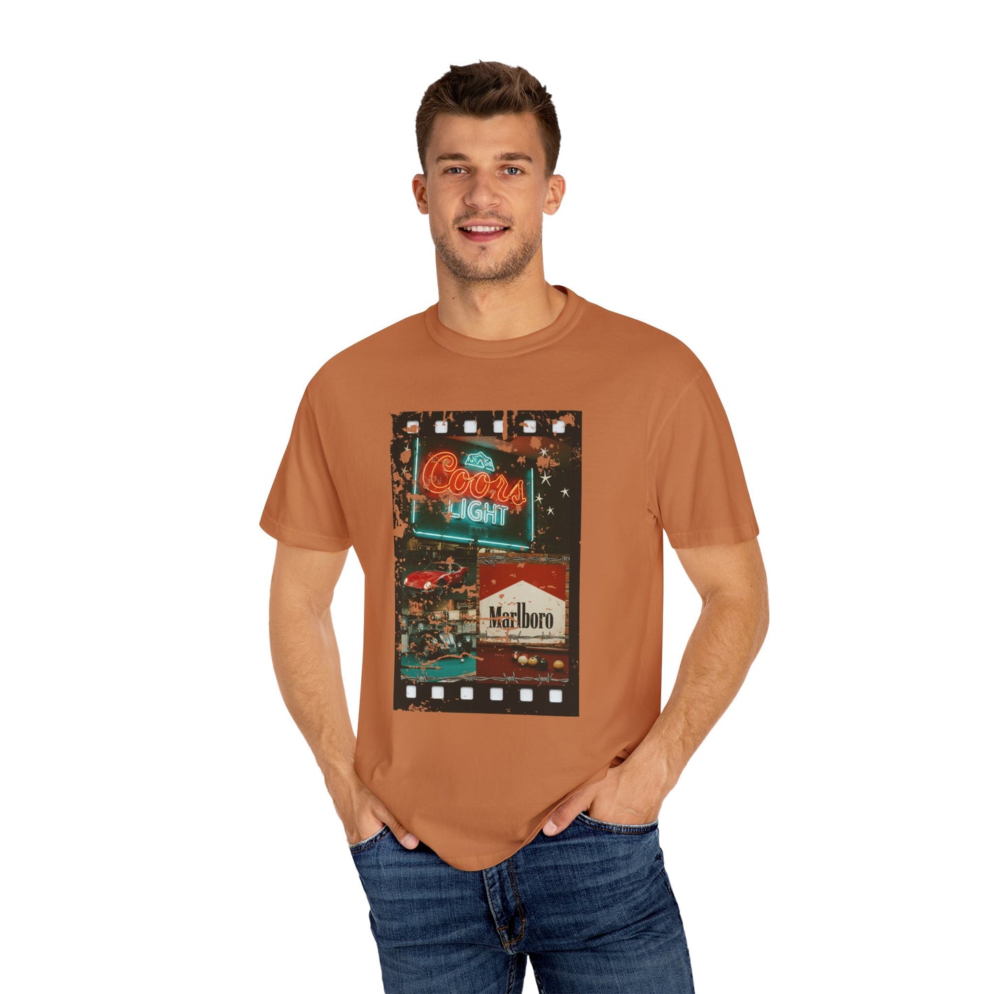Retro Neon Sign T-Shirt, Vintage Apparel, Unisex Graphic Tee, Casual Wear, Gift for Him/Her, Street Style Outfit