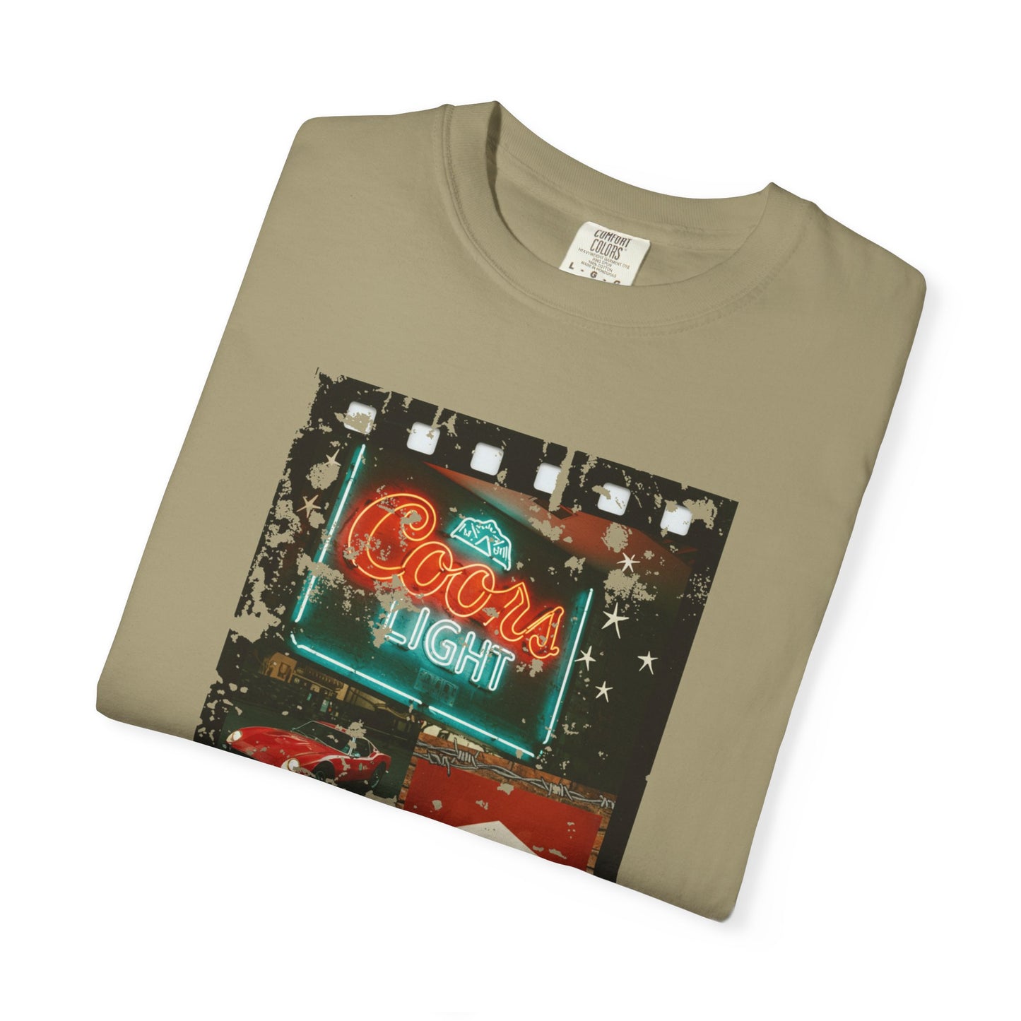 Retro Neon Sign T-Shirt, Vintage Apparel, Unisex Graphic Tee, Casual Wear, Gift for Him/Her, Street Style Outfit