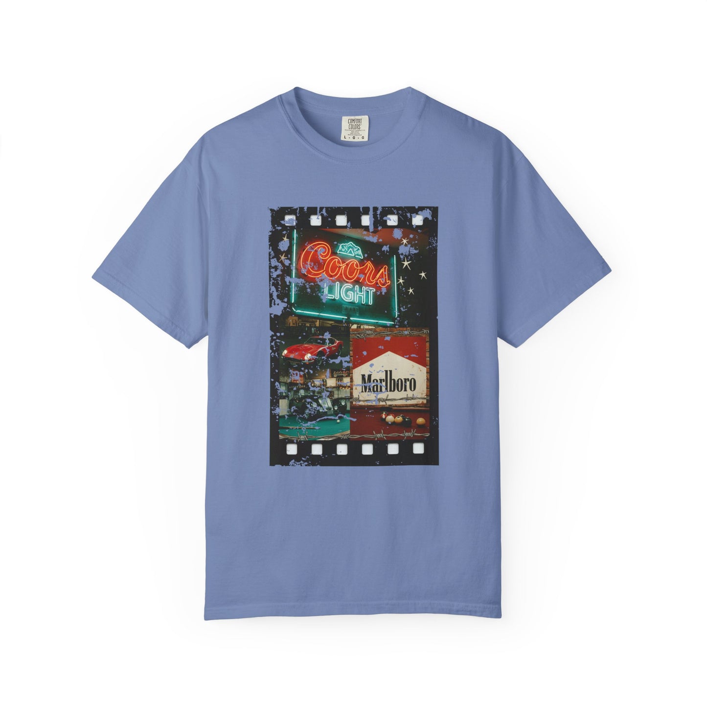 Retro Neon Sign T-Shirt, Vintage Apparel, Unisex Graphic Tee, Casual Wear, Gift for Him/Her, Street Style Outfit