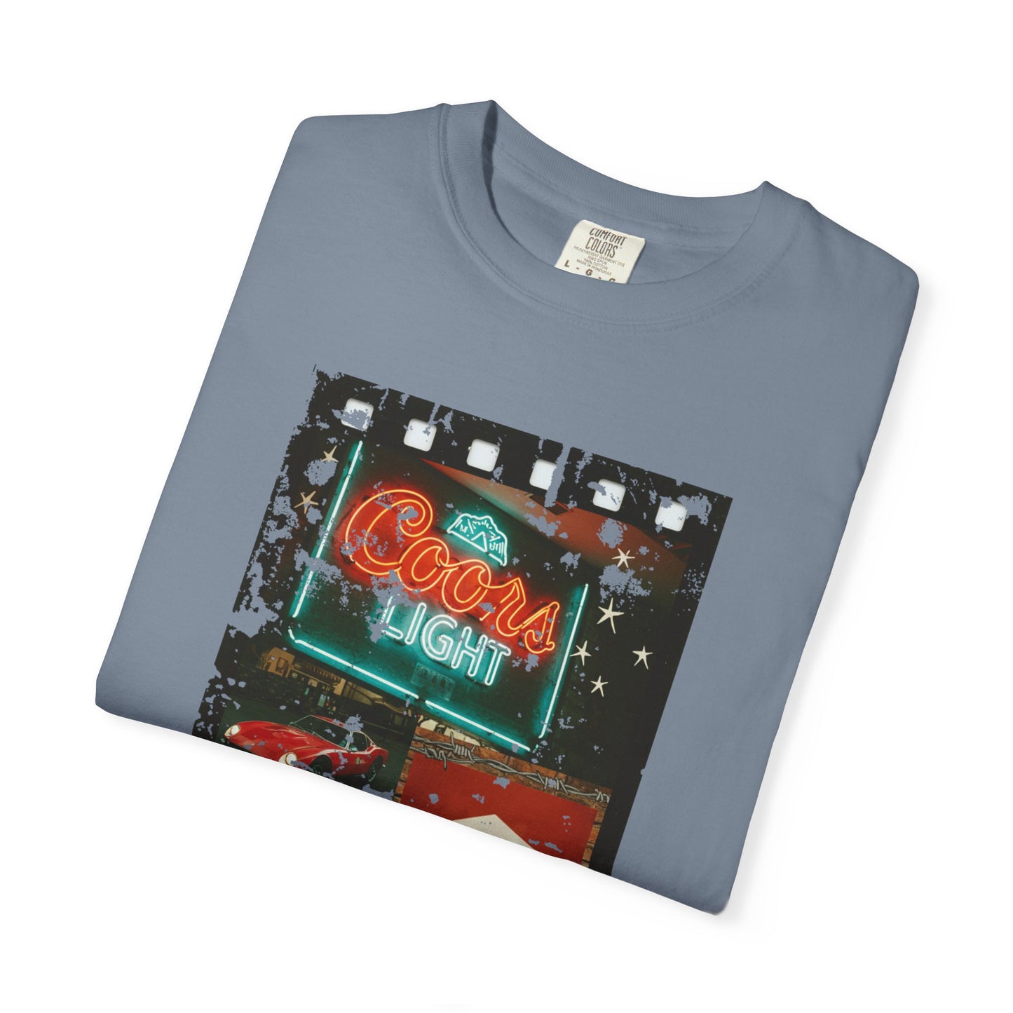 Retro Neon Sign T-Shirt, Vintage Apparel, Unisex Graphic Tee, Casual Wear, Gift for Him/Her, Street Style Outfit