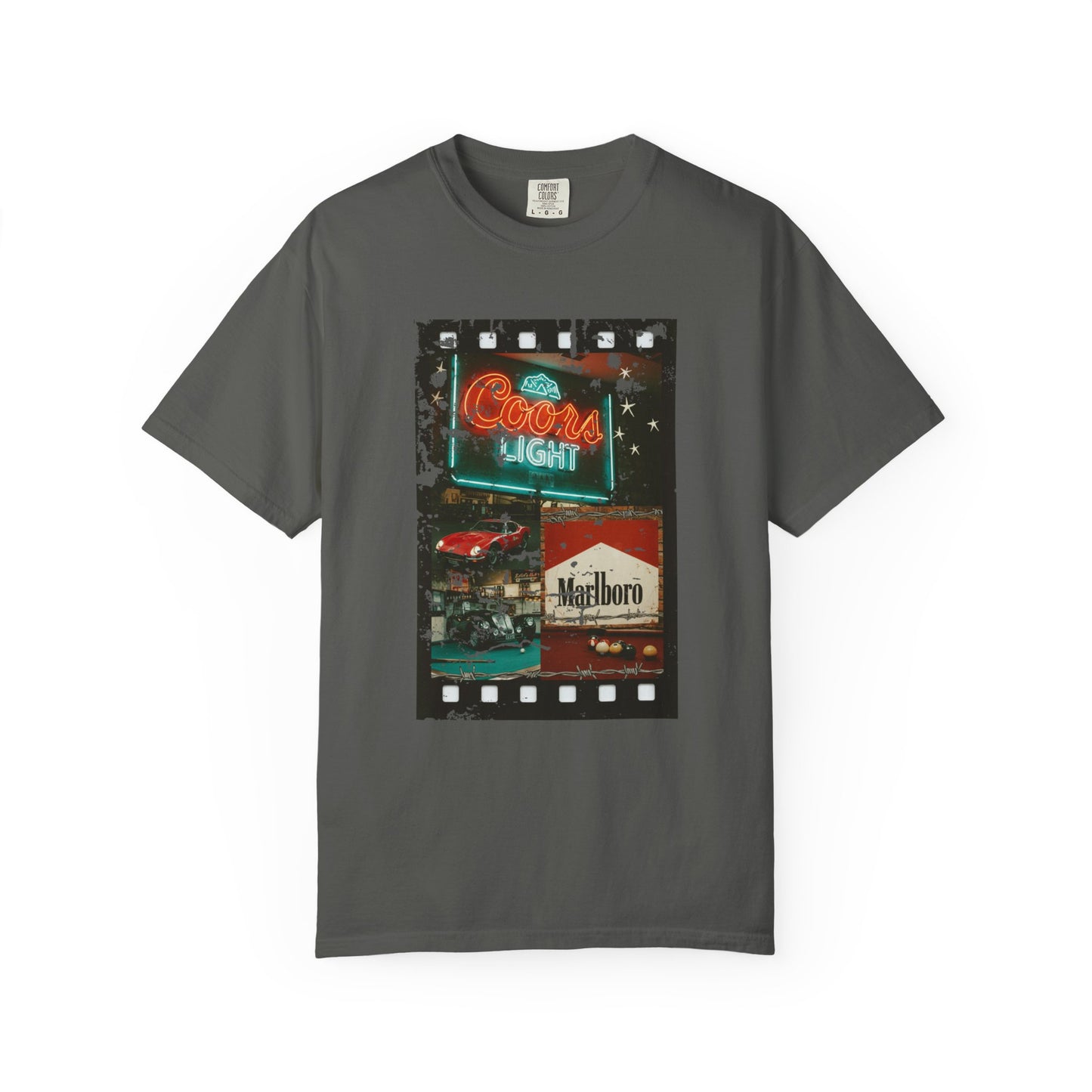 Retro Neon Sign T-Shirt, Vintage Apparel, Unisex Graphic Tee, Casual Wear, Gift for Him/Her, Street Style Outfit