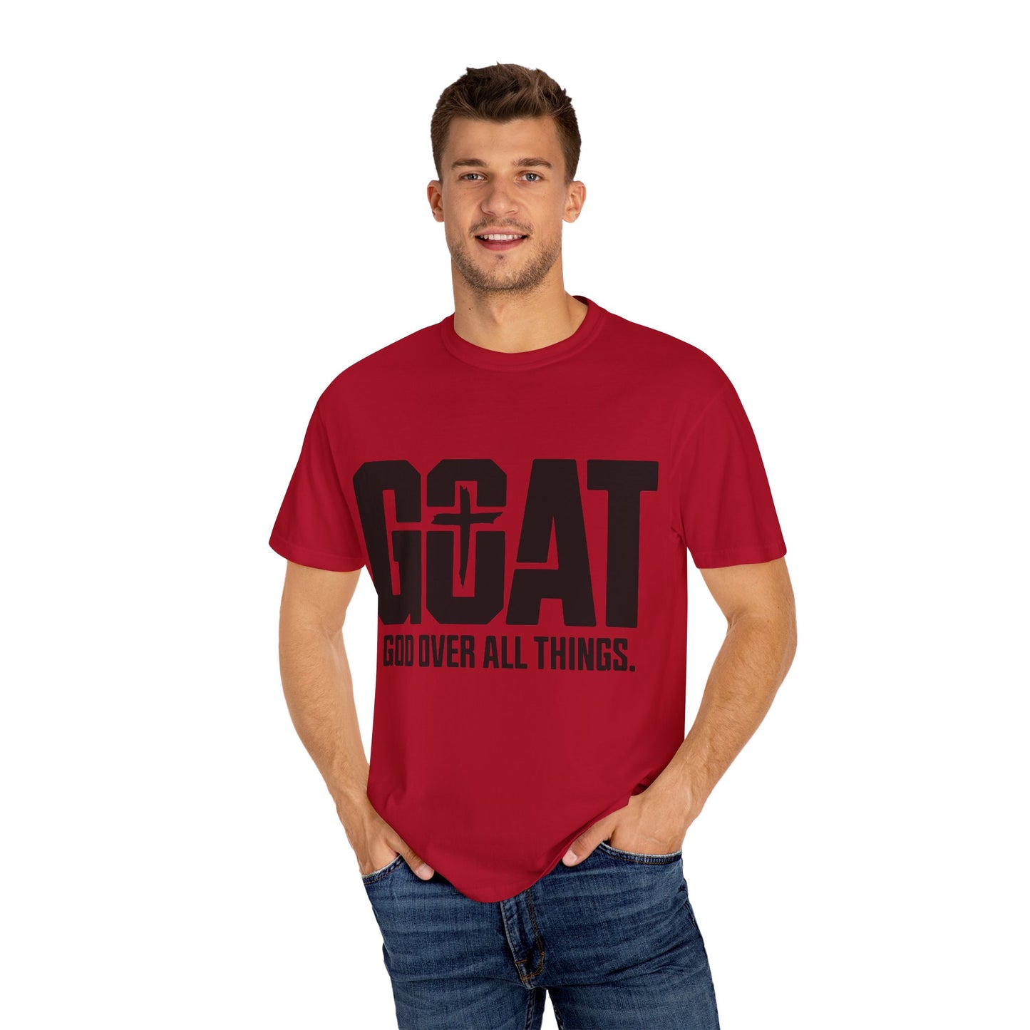 God Over All Things T-Shirt, Unisex Vintage Tee, Casual Christian Apparel, Faith-Based Gifts, Everyday Wear, Inspirational Tops