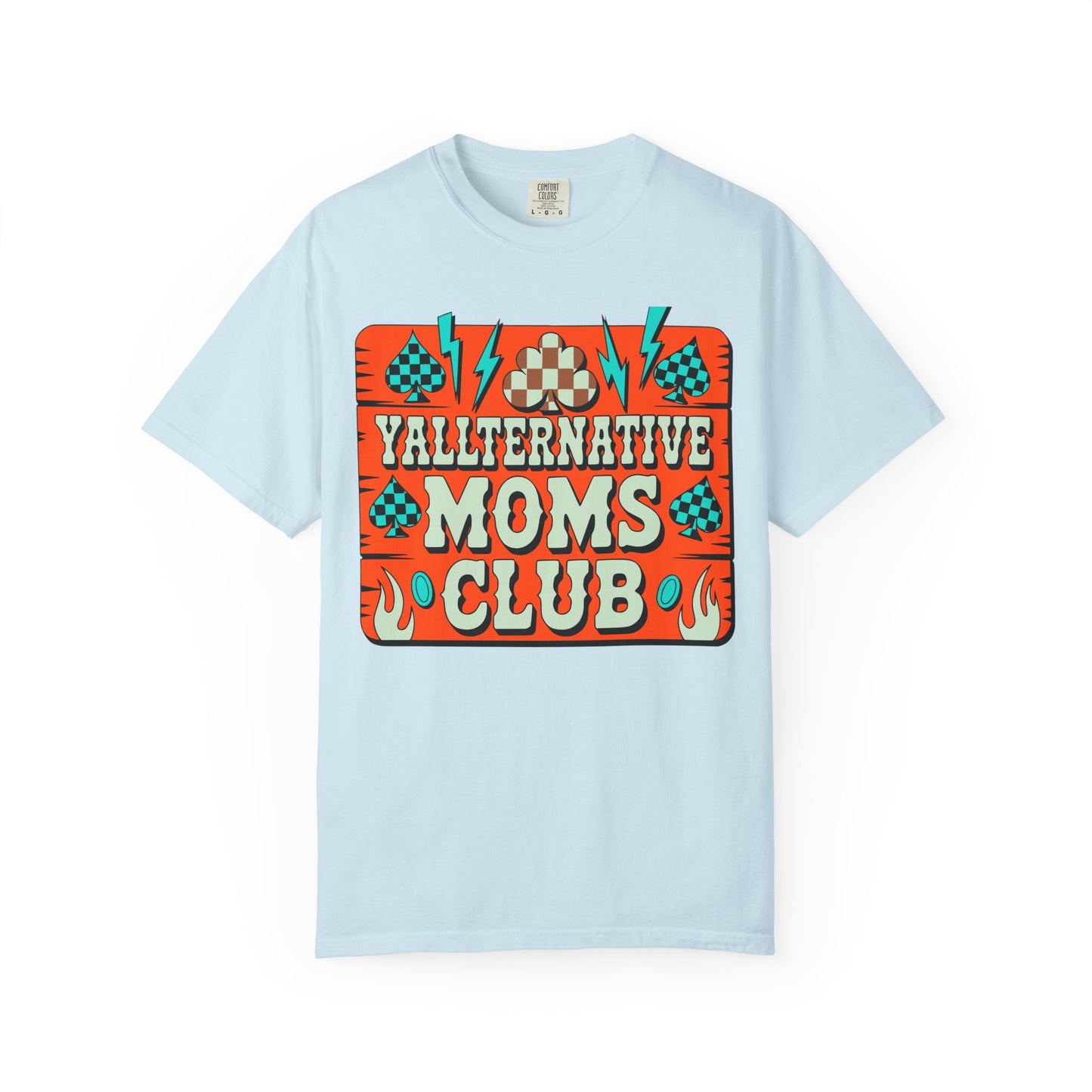 Yallternative Moms Club T-Shirt | Fun Unisex Tee for Moms | Perfect Gift | Casual Wear | Summer Vibes | Trendy Graphic Tee