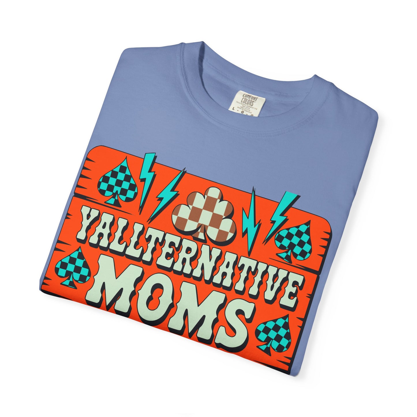 Yallternative Moms Club T-Shirt | Fun Unisex Tee for Moms | Perfect Gift | Casual Wear | Summer Vibes | Trendy Graphic Tee