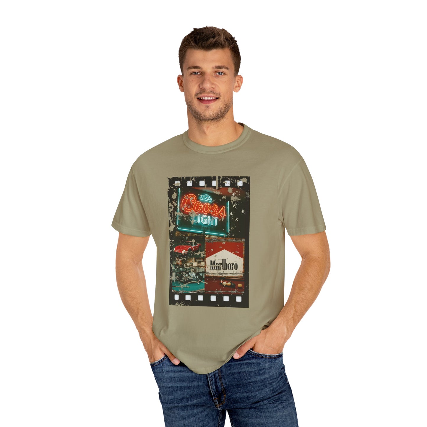 Retro Neon Sign T-Shirt, Vintage Apparel, Unisex Graphic Tee, Casual Wear, Gift for Him/Her, Street Style Outfit