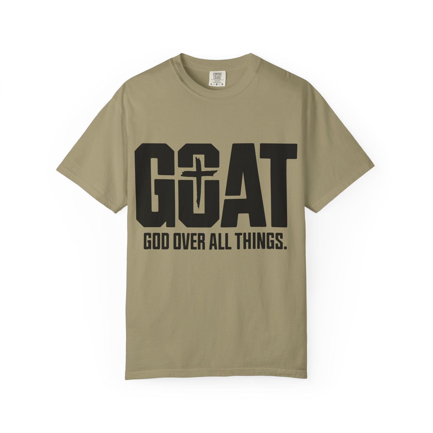 God Over All Things T-Shirt, Unisex Vintage Tee, Casual Christian Apparel, Faith-Based Gifts, Everyday Wear, Inspirational Tops