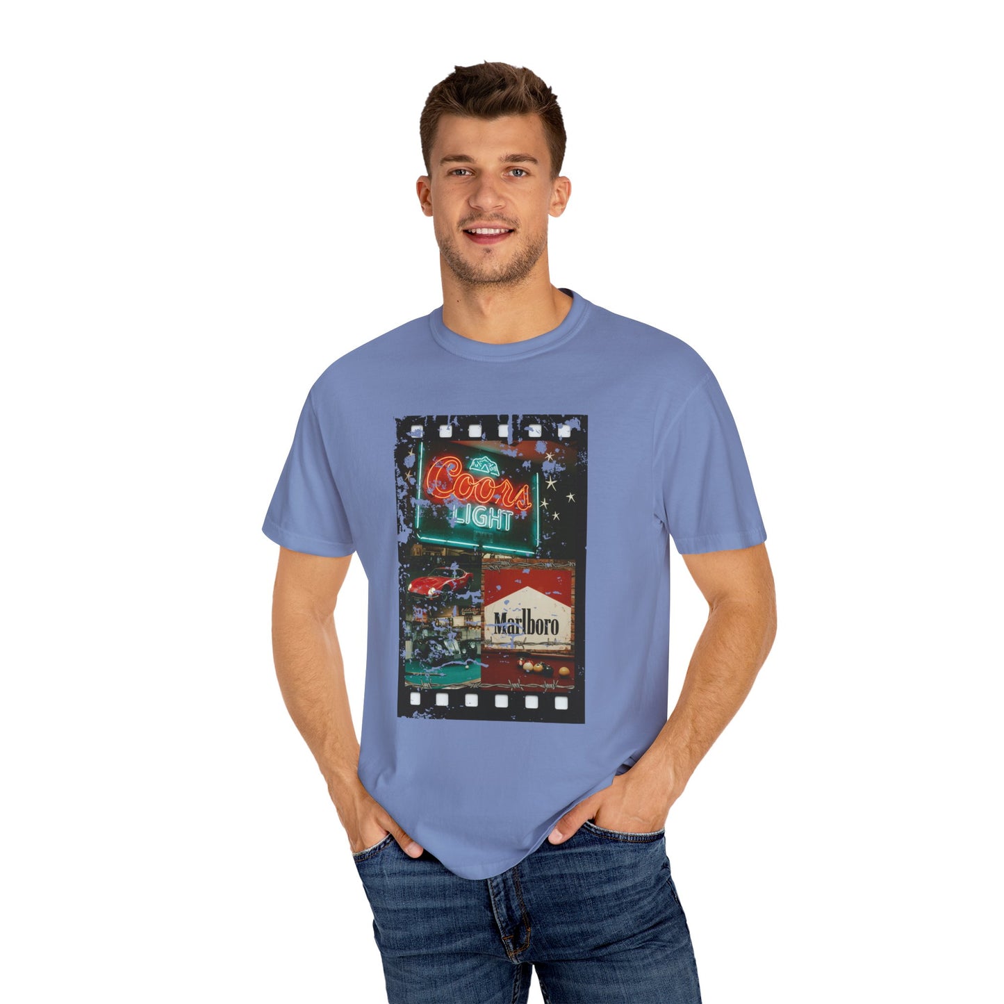 Retro Neon Sign T-Shirt, Vintage Apparel, Unisex Graphic Tee, Casual Wear, Gift for Him/Her, Street Style Outfit