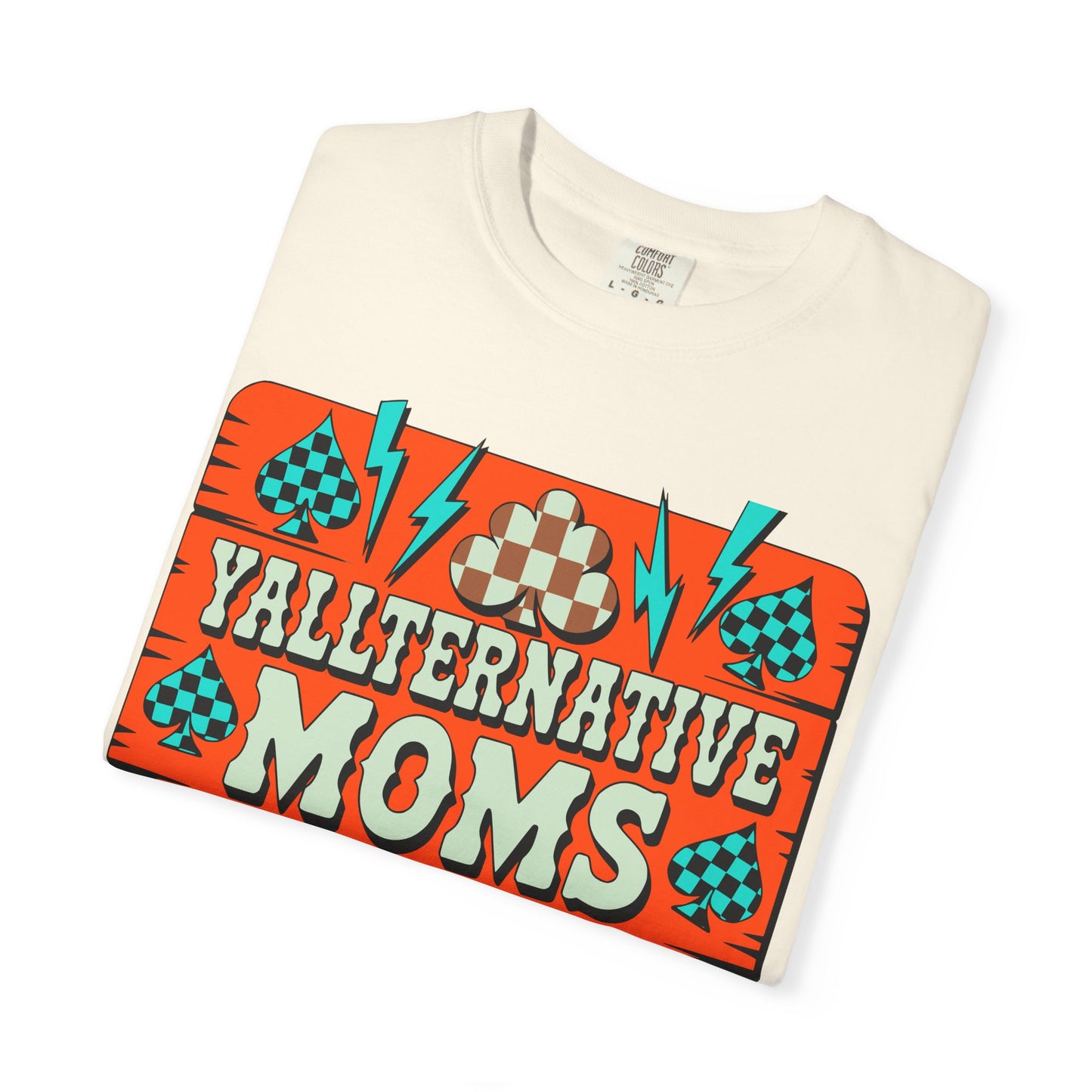 Yallternative Moms Club T-Shirt | Fun Unisex Tee for Moms | Perfect Gift | Casual Wear | Summer Vibes | Trendy Graphic Tee