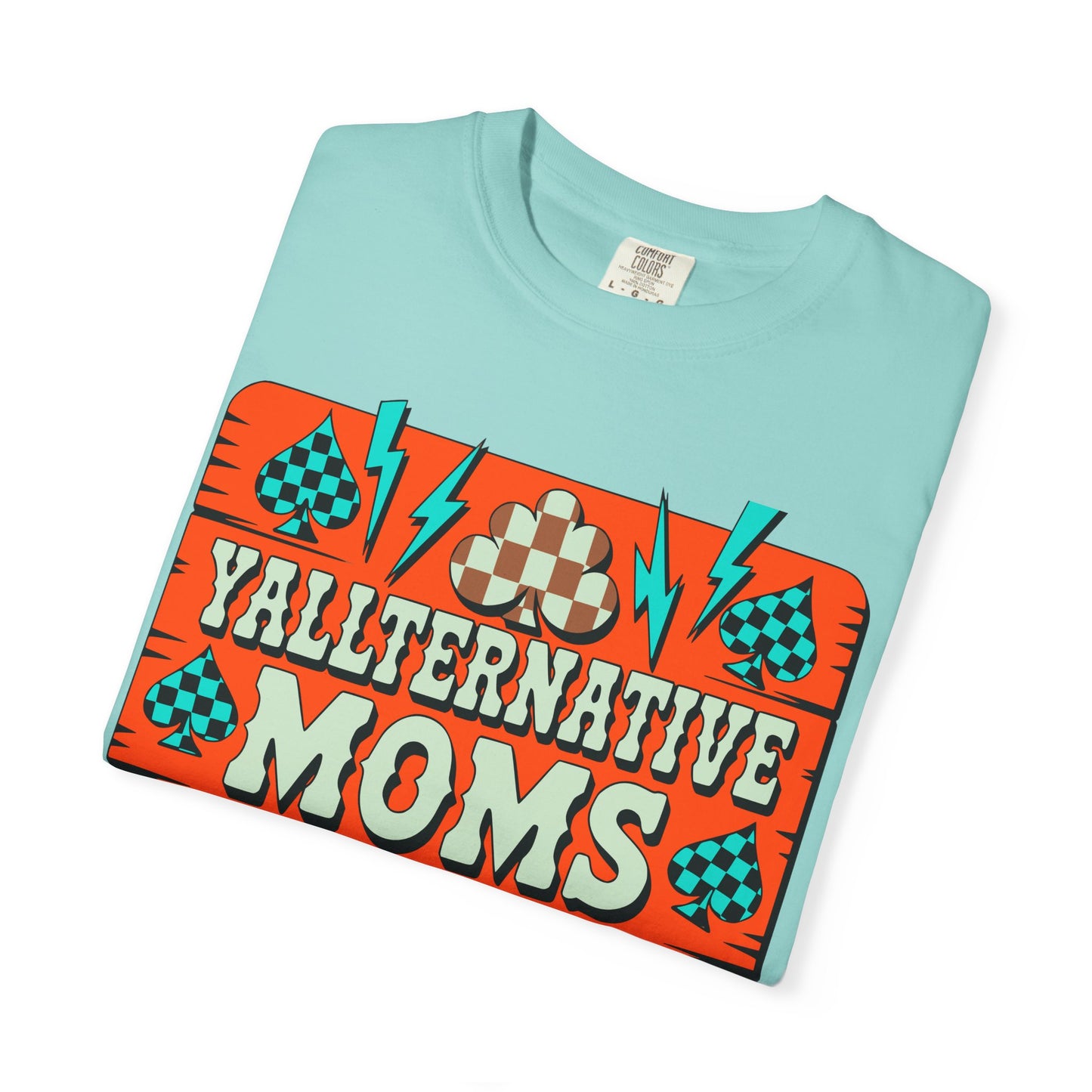 Yallternative Moms Club T-Shirt | Fun Unisex Tee for Moms | Perfect Gift | Casual Wear | Summer Vibes | Trendy Graphic Tee