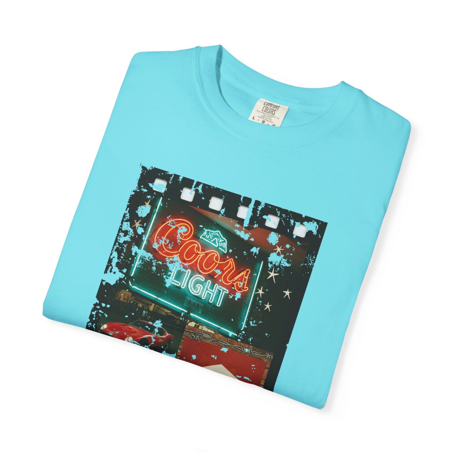 Retro Neon Sign T-Shirt, Vintage Apparel, Unisex Graphic Tee, Casual Wear, Gift for Him/Her, Street Style Outfit