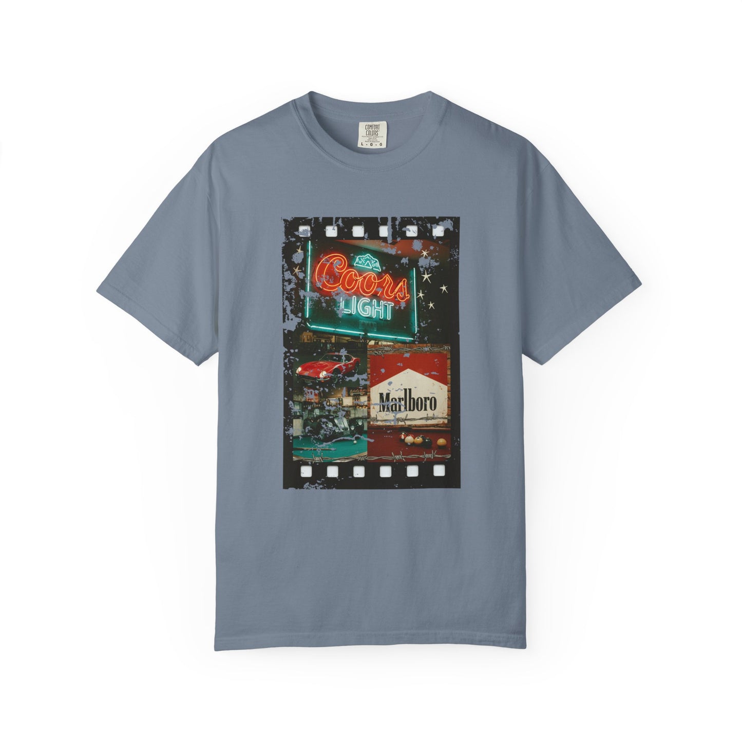 Retro Neon Sign T-Shirt, Vintage Apparel, Unisex Graphic Tee, Casual Wear, Gift for Him/Her, Street Style Outfit