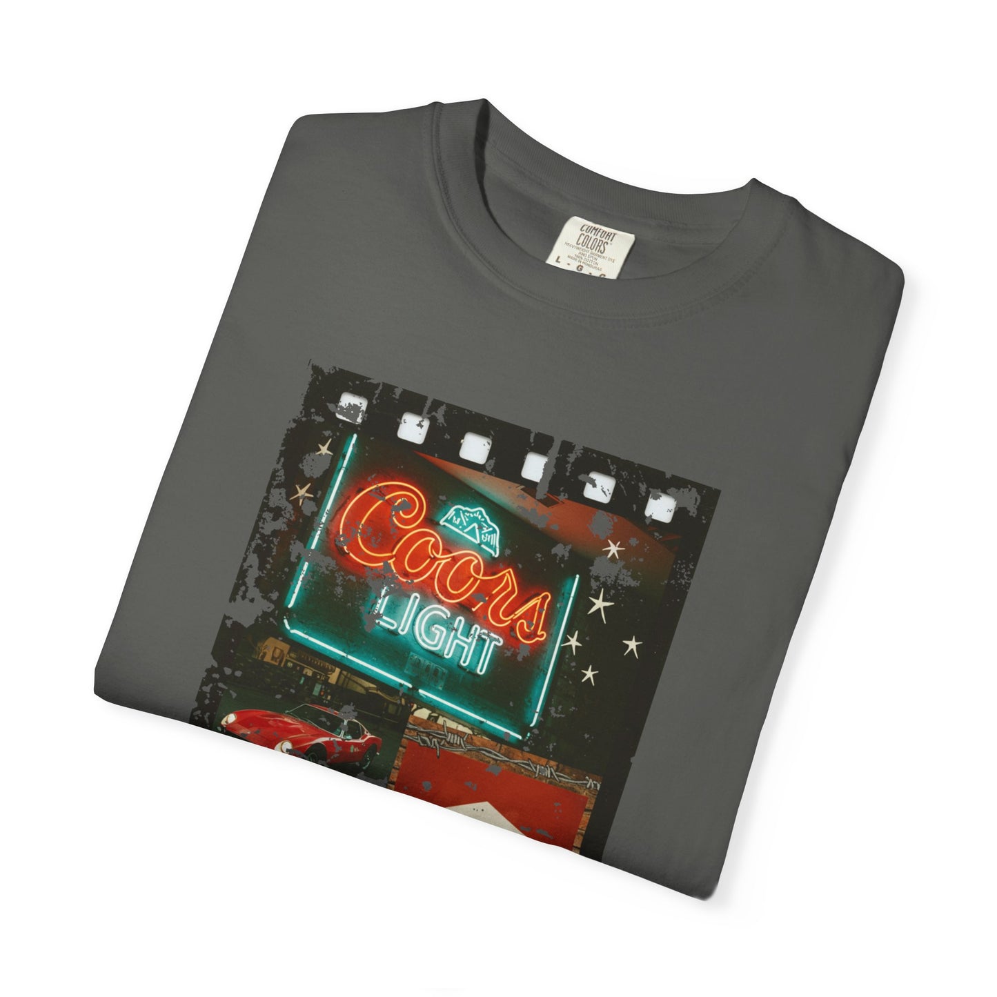 Retro Neon Sign T-Shirt, Vintage Apparel, Unisex Graphic Tee, Casual Wear, Gift for Him/Her, Street Style Outfit