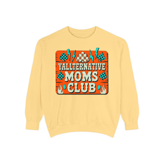 Yallternative Moms Club Sweatshirt | Cozy Unisex Apparel for Moms | Perfect Gift for Mother's Day, Casual Wear, Club Events