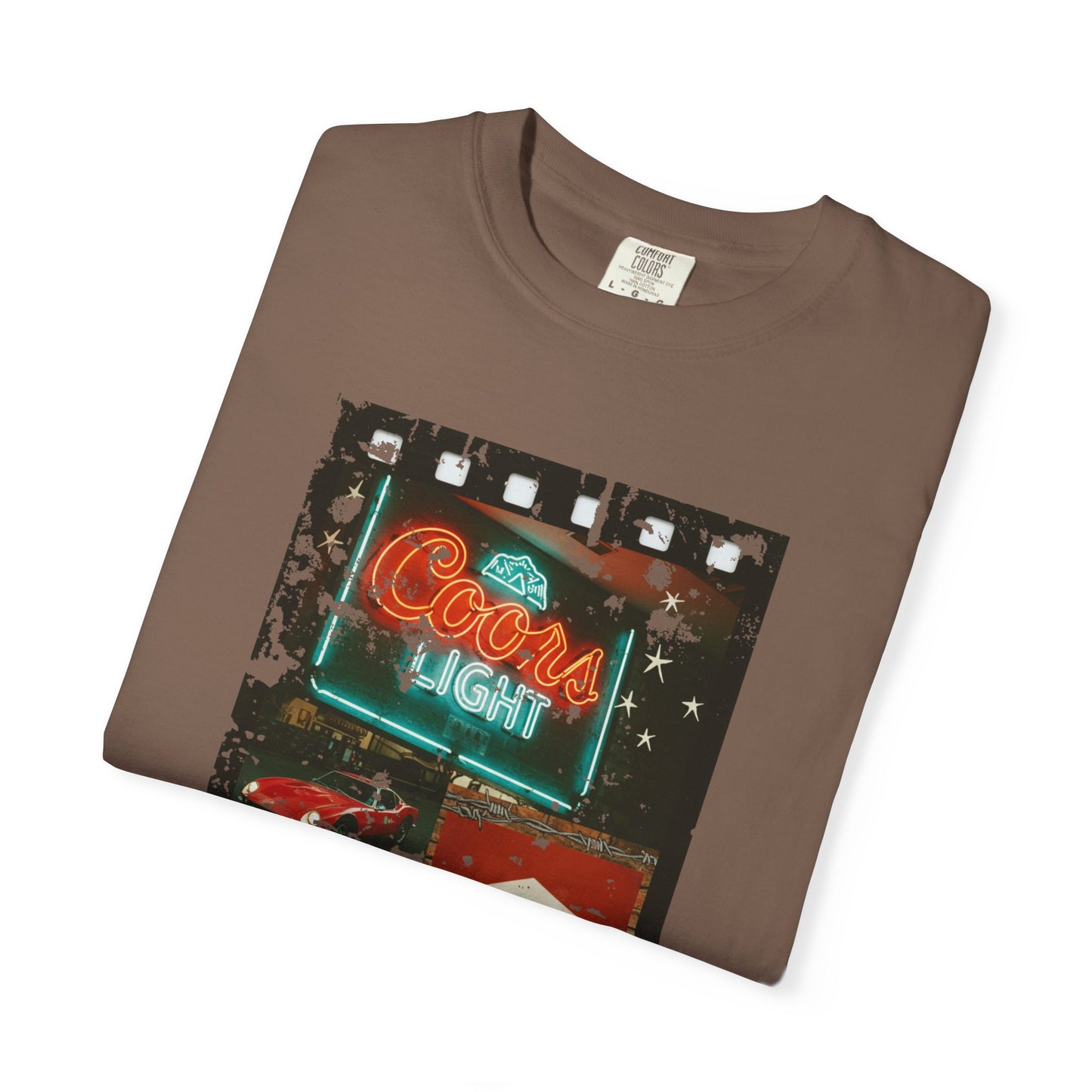 Retro Neon Sign T-Shirt, Vintage Apparel, Unisex Graphic Tee, Casual Wear, Gift for Him/Her, Street Style Outfit