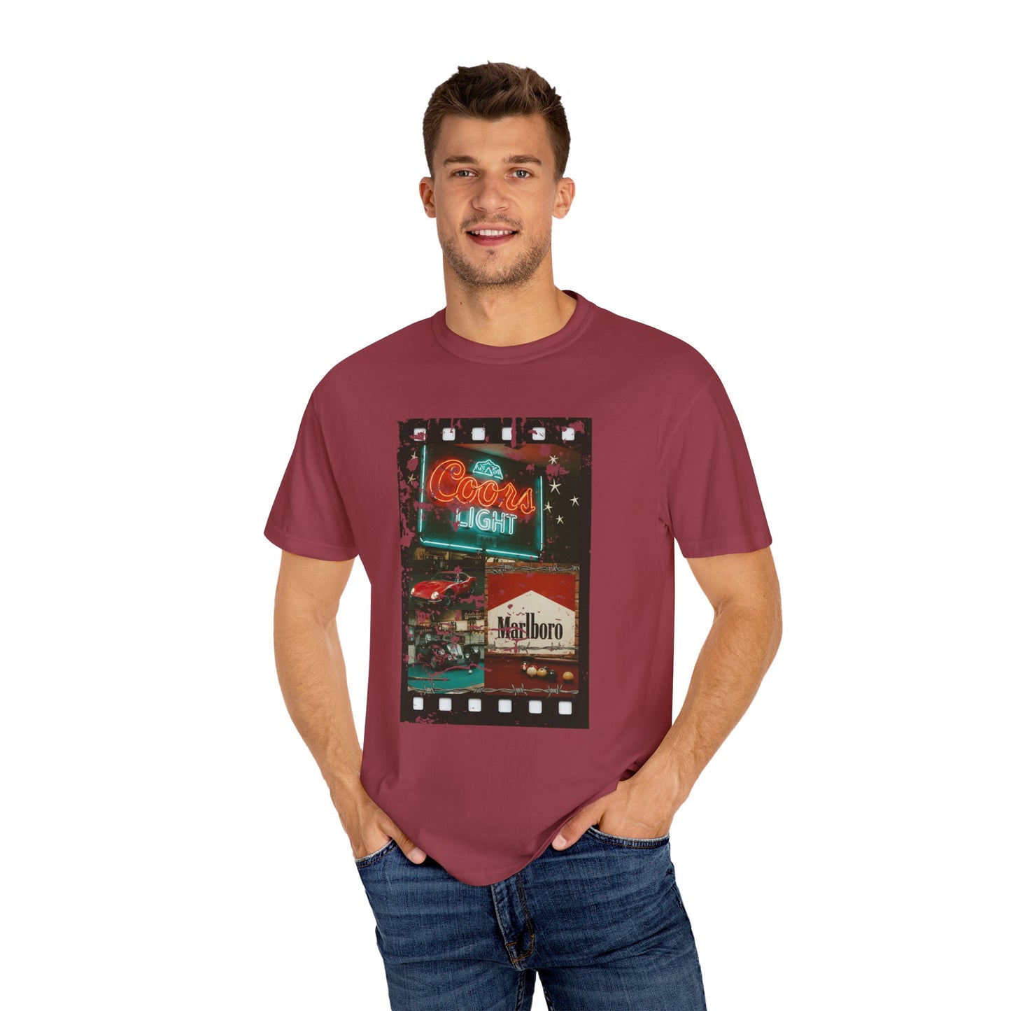 Retro Neon Sign T-Shirt, Vintage Apparel, Unisex Graphic Tee, Casual Wear, Gift for Him/Her, Street Style Outfit