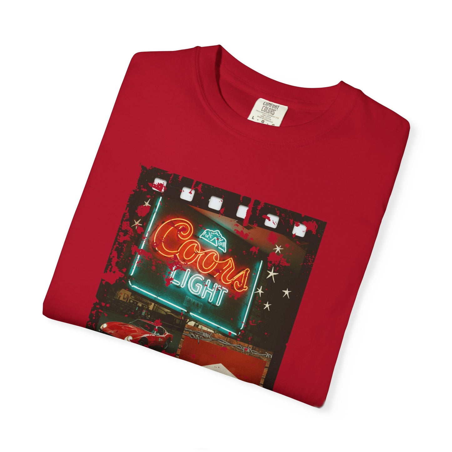 Retro Neon Sign T-Shirt, Vintage Apparel, Unisex Graphic Tee, Casual Wear, Gift for Him/Her, Street Style Outfit