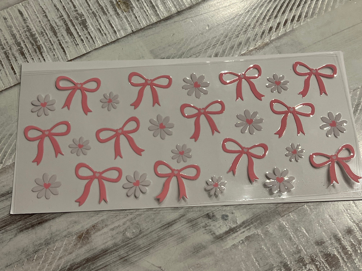 BOWS & SUNFLOWERS DECAL