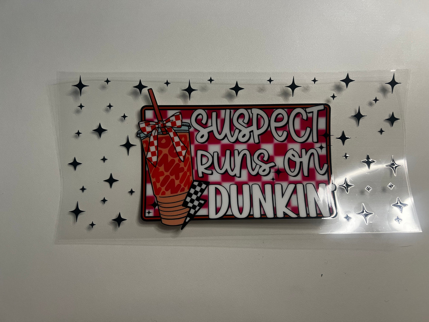 SUSPECT RUNS ON DUNKIN