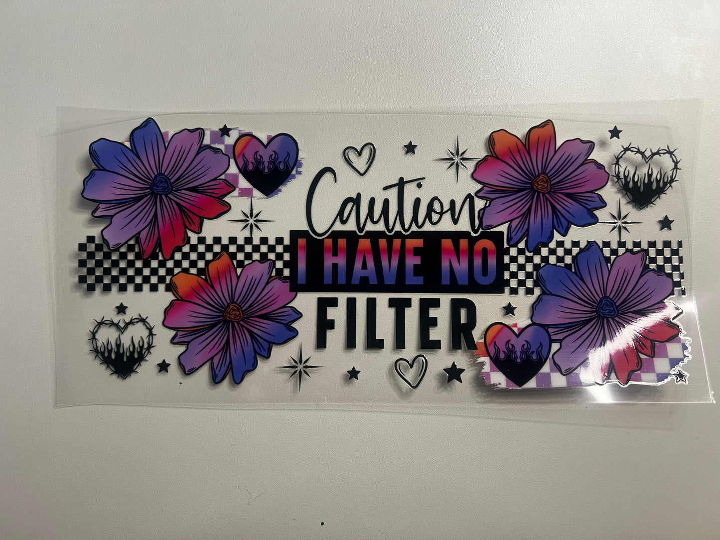 CAUTION I HAVE NO FILTER