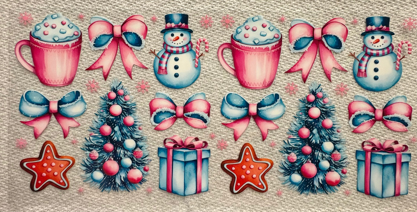#1024 PINK & BLUE CHRISTMAS
