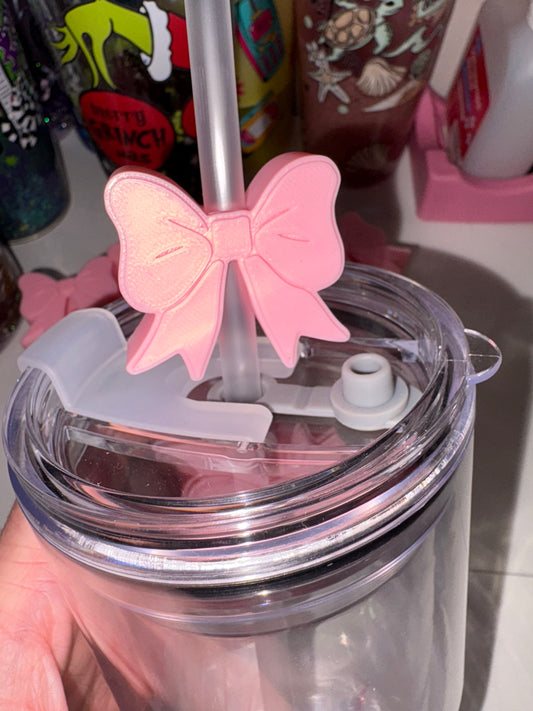 BOW STRAW TOPPERS