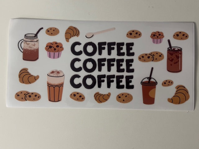COFFEE COFFEE COFFEE DECAL