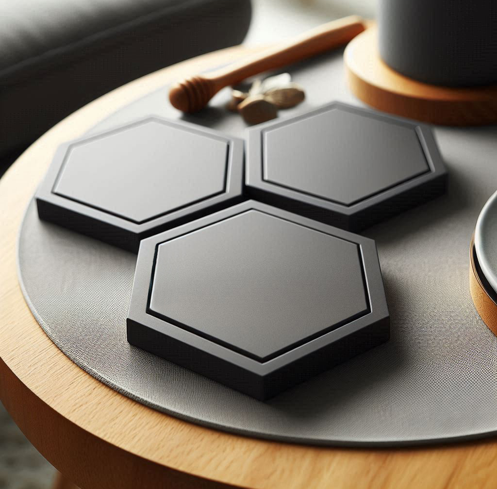 3D PRINTED HEXAGON COASTER