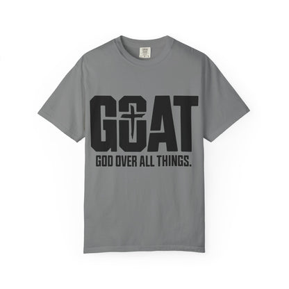 God Over All Things T-Shirt, Unisex Vintage Tee, Casual Christian Apparel, Faith-Based Gifts, Everyday Wear, Inspirational Tops