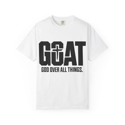 God Over All Things T-Shirt, Unisex Vintage Tee, Casual Christian Apparel, Faith-Based Gifts, Everyday Wear, Inspirational Tops