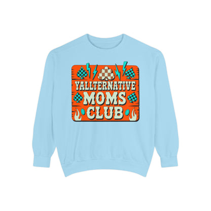 Yallternative Moms Club Sweatshirt | Cozy Unisex Apparel for Moms | Perfect Gift for Mother's Day, Casual Wear, Club Events