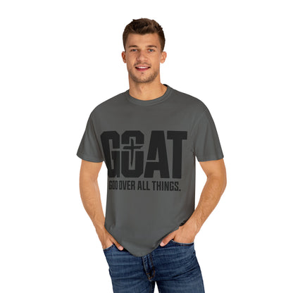 God Over All Things T-Shirt, Unisex Vintage Tee, Casual Christian Apparel, Faith-Based Gifts, Everyday Wear, Inspirational Tops